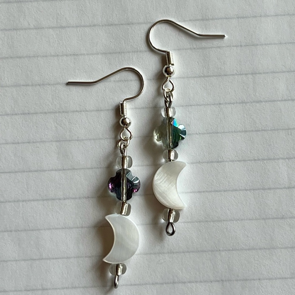 Handmade Moon Earrings